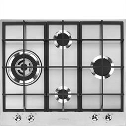 Smeg 60cm Stainless Steel Classic 4 Burner Gas Hob – PX364LSA