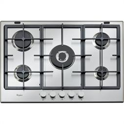 Whirlpool 75cm Stainless Steel  Gas Hob with 5 Gas Burners - GMA7522IX