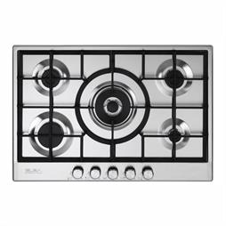 ELBA 70CM ELIO 5 GAS BURNERS HOB Stainless Steel - 02/ELIO 75-545