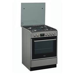 Whirlpool 60cm Silver Free Standing Gas Electric Stove - ACMT6332-IX-1
