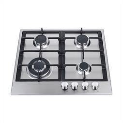 Hisense 60cm 4 Burner Gas Hob Stainless Steel - HHU60GASS